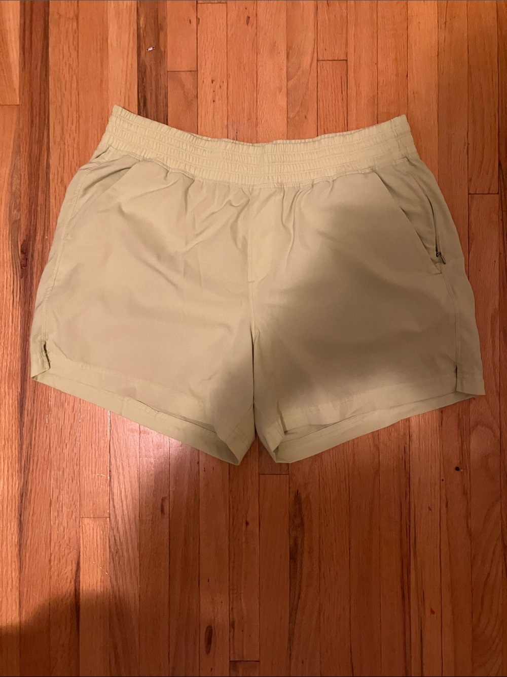 Old Navy Light Olive Green Athletic Shorts